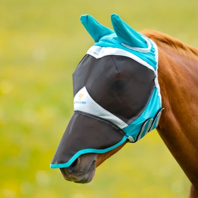 Image of Shires Flymask with ears and nose