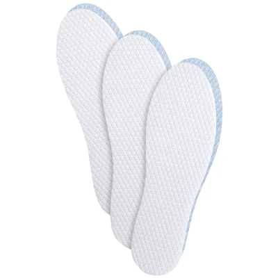 Image of Kaps 3 PAIR PACK Ultra Fresh Deodorizing Comfort WITH Micro Capsules Insole for kids, Size: 2 4, White