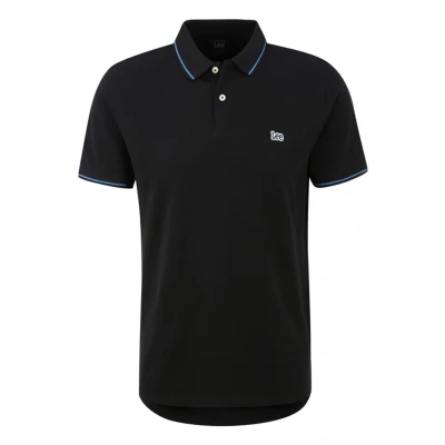 Image of Lee Pique Polo shirt, Men&#039;s, Size: Medium, Black