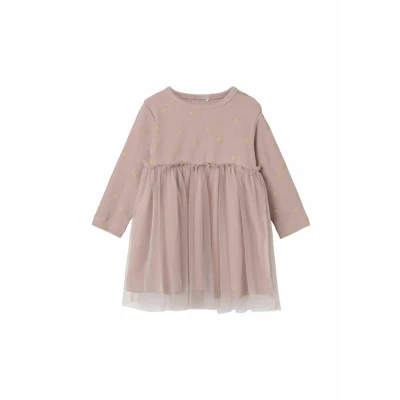 Image of Name it Day dress for kids, Size: 9 12m, Deauville mauve