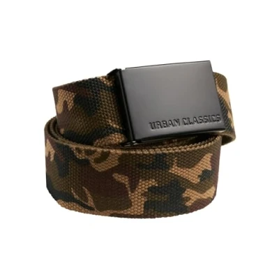 Image of Urban Classics Single Belt, Men&#039;s, Size: One Size, Wood camouflage black