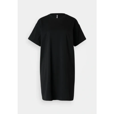 Image of PIECES Women&#039;s Pcria Ss Dress Noos Bc, Black, XS