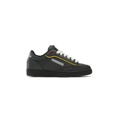 Image of Reebok Classic CLUB C BULC Unisex Trainers, Size: 5.5, grey black Leather/synthetics