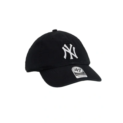 Image of &#039;47 NEW YORK Yankees Clean UP Unisex Cap, Size: One Size, Black/white