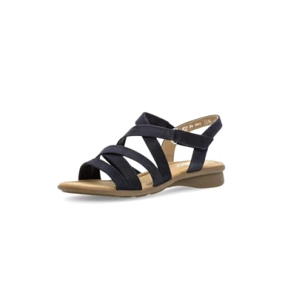 Image of Gabor Women&#039;s Strappy Sandals, Blue 10, 37.5 EU