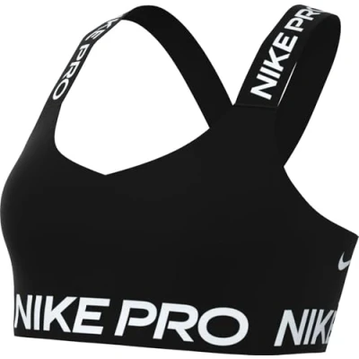 Image of Nike Pro Indy Plunge Padded Medium Support Sports Bra HF7324