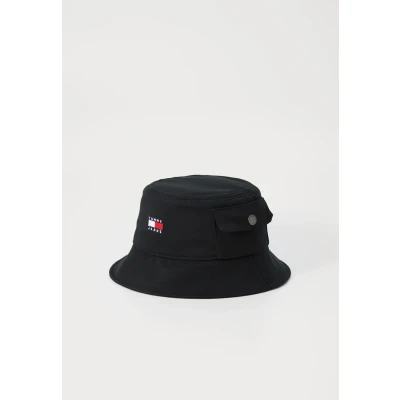 Image of Tommy Jeans Heritage Bucket HAT Hat, Men&#039;s, Size: One Size, Black