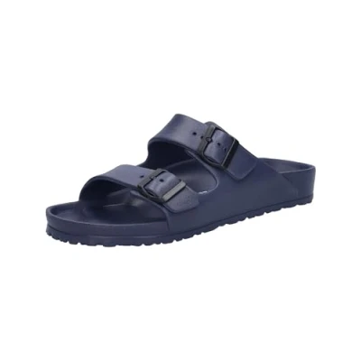 Image of Josef Seibel Mules, Men&#039;s, Size: 6.5, Blau Soft synthetic