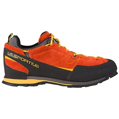 Image of La Sportiva Boulder X Climbing shoes, Men&#039;s, Size: 7.5, Red Leather and textile