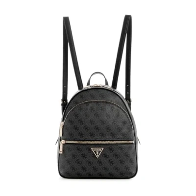 Image of GUESS Women&#039;s Manhattan Large Backpack, Coal Logo, One Size