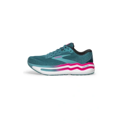 Image of Brooks Ghost MAX 2 Neutral running shoes, Women&#039;s, Size: 3, Storm blue knockout pink aqua Textile