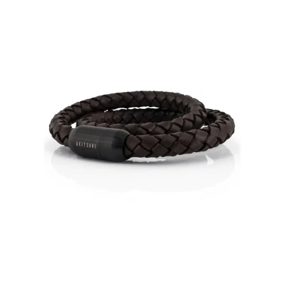 Image of Akitsune Navis Bracelet, Size: 8,27&#039;&#039;, Black brown