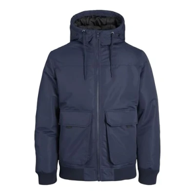 Image of Jack &amp; Jones Jjconstruct Winter jacket navy, Men&#039;s, Size: 2XL, Navy