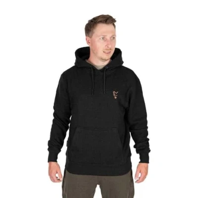 Image of Fox Collection Hoody Black Orange L Fishing jumper