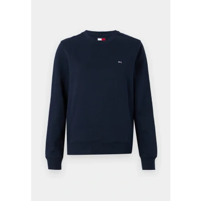 Image of Tommy Jeans Women&#039;s Pullover Sweatshirt, Blue (Dark Night Navy), XXS