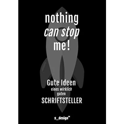 Image of Notizbuch für Schriftsteller: Originelle Geschenk Idee [120 Seiten liniertes DIN A4 blanko Papier]