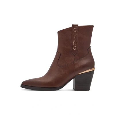 Image of Marco Tozzi Classic ankle boots, Women&#039;s, Size: 3, Chestnut Synthetics