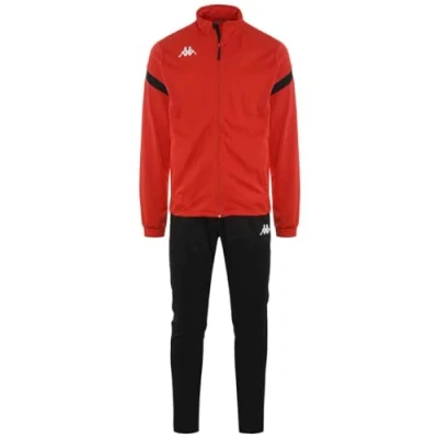 Image of Kappa Tracksuit, Men&#039;s, Size: XL, Red/black