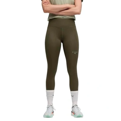 Image of Puma Essential Leggings, Women&#039;s, Size: XL, Dark olive