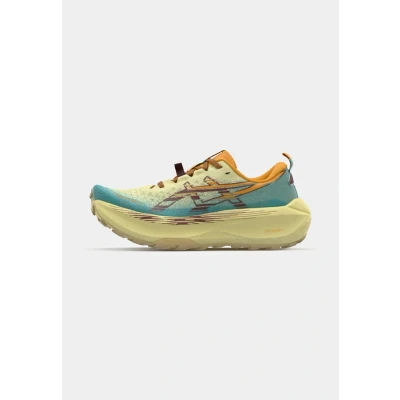 Image of Asics Trabuco MAX 4 Trail running shoes, Men&#039;s, Size: 7.5, Wheat yellow dark red planet shoes