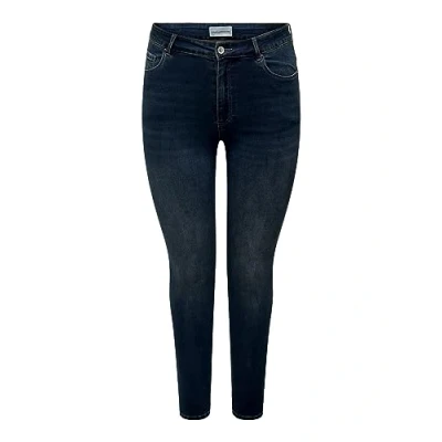 Image of ONLY Carmakoma Caraugusta Jeans Skinny Fit, Women&#039;s, Size: 20x32, Blue black denim
