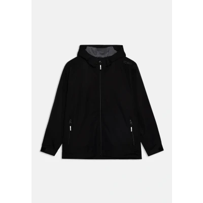 Image of CMP KID FIX HOOD Unisex Waterproof jacket for kids, Size: 8y, Nero