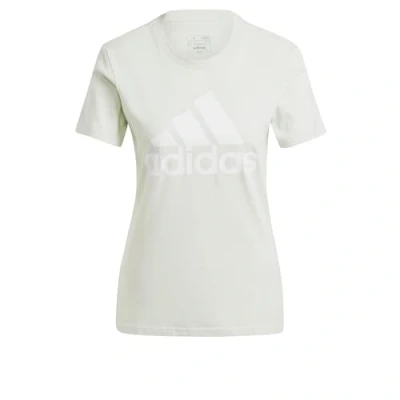 Image of adidas Sportswear Essentials LOGO Print Tshirt, Women&#039;s, Size: Small, Linen green