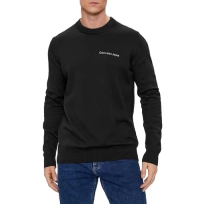 Image of Calvin Klein Jeans Men&#039;s Pullovers, Ck Black, S