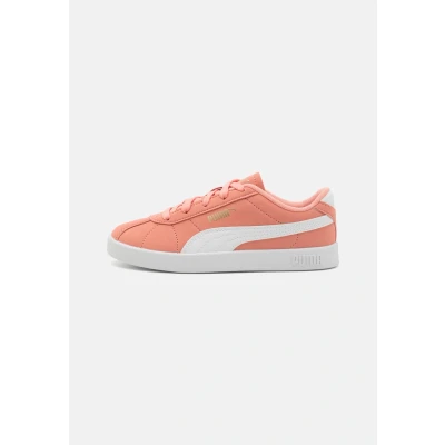 Image of Puma CLUB II Unisex Trainers for kids, Size: 13K, Pink fruit/white Imitation leather/ textile