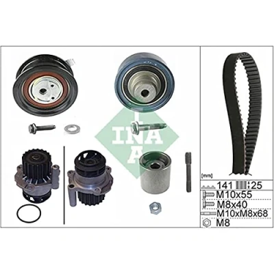 Image of Water Pump &amp; Timing Belt Set INA 530 0361 30