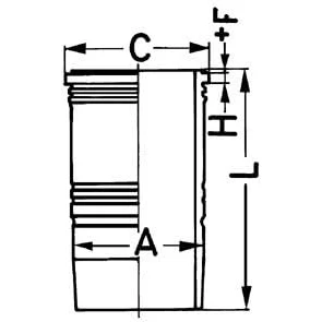 Image of Cylinder Sleeve KOLBENSCHMIDT 89186110