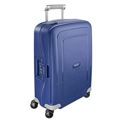 Image of Samsonite S&#039;Cure Spinner S Handgepäck, 55 cm, 34 L, mit 4 Rollen, Blau (Dark Blue)