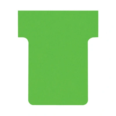 Image of Nobo Card Board Accessory T Cards, Size 1.5, Pack of 100 Green