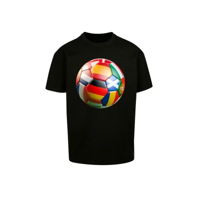 Image of Upscale by Mister TEE FOOTBALL`S Coming HOME Respect Oversize Print Tshirt, Men&#039;s, Size: Small, Black