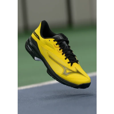 Image of Mizuno WAVE EXCEED COURT PADEL Vibrant Yellow/Black/Black Sand Women/Men Size 10,5