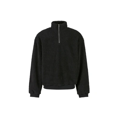 Image of Urban Classics Troyer Fleece jumper, Men&#039;s, Size: 3XL, Black