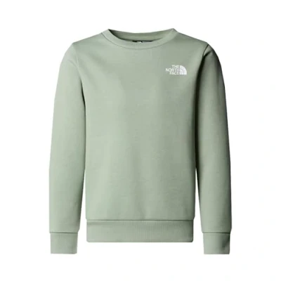 Image of The North Face Simple DOME CREW Sweatshirt, Women&#039;s, Size: 6y, Light green