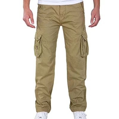 Image of Alpha Industries JET PANT Cargo trousers, Men&#039;s, Size: 32, Olive