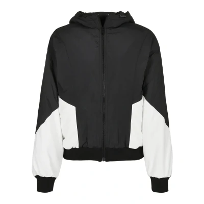 Image of Urban Classics Bomber Jacket, Women&#039;s, Size: Large, Black/white