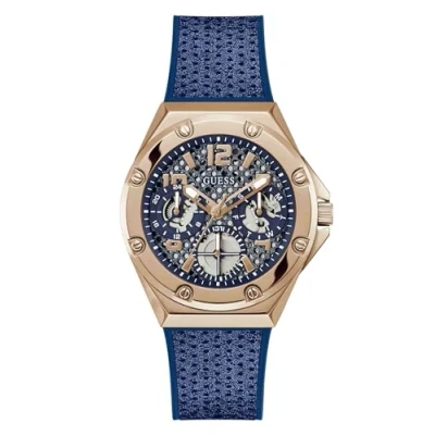 Image of Guess Asteria Watch, Women&#039;s, Size: One Size, Blue