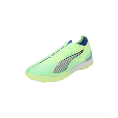 Image of Puma Ultra 5 Match TT Astro turf trainers, Men&#039;s, Size: 10.5, Fizzy apple/white/bluemazing Textile/synthetics