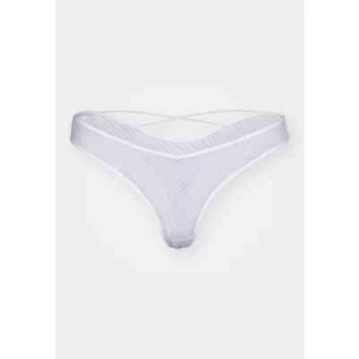 Image of Triumph Harmony Spotlight HIGH LEG Brazilian Thong, Women&#039;s, Size: 18, White