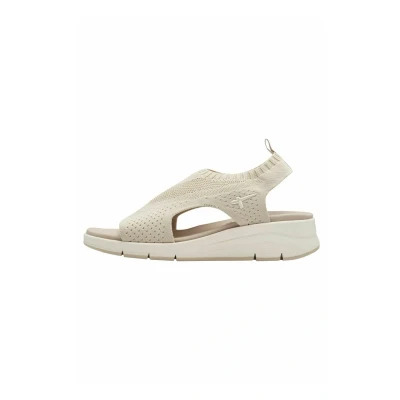 Image of Tamaris Women&#039;s 8 88713 42 Wedge Sandal, Ivory, 4 UK Wide
