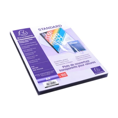 Image of Boite de 100 plats pour relier pvc 20x100e a4