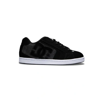Image of DC Shoes Men&#039;s NET Skateboarding Shoe, Black Armor Black, 42 EU