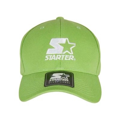 Image of Starter BLACK LABEL Logo Flexfit Baseball Cap, Jade green., L XL