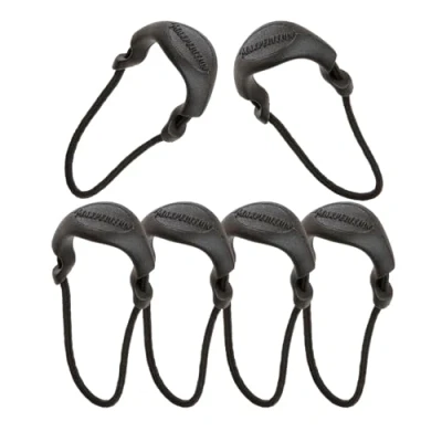 Image of Maxpedition Small Zipper Pulls Pack of 6 Luggage Tag, 2 cm, Black, Outdoor/Tactical