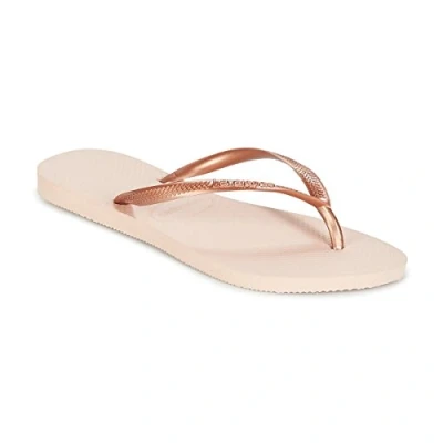 Image of Havaianas Girls Slim (Mini Me), Ballet Rose, UK child 9
