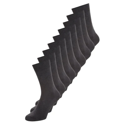 Image of camano 9 PACK Unisex Socks, Size: 2.5 5, Anthracite melange
