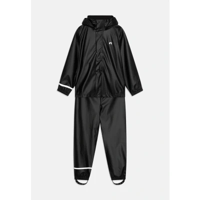 Image of Name it NKNDRY10 Rain Unisex SET trousers for kids, Size: 9 12m, Black